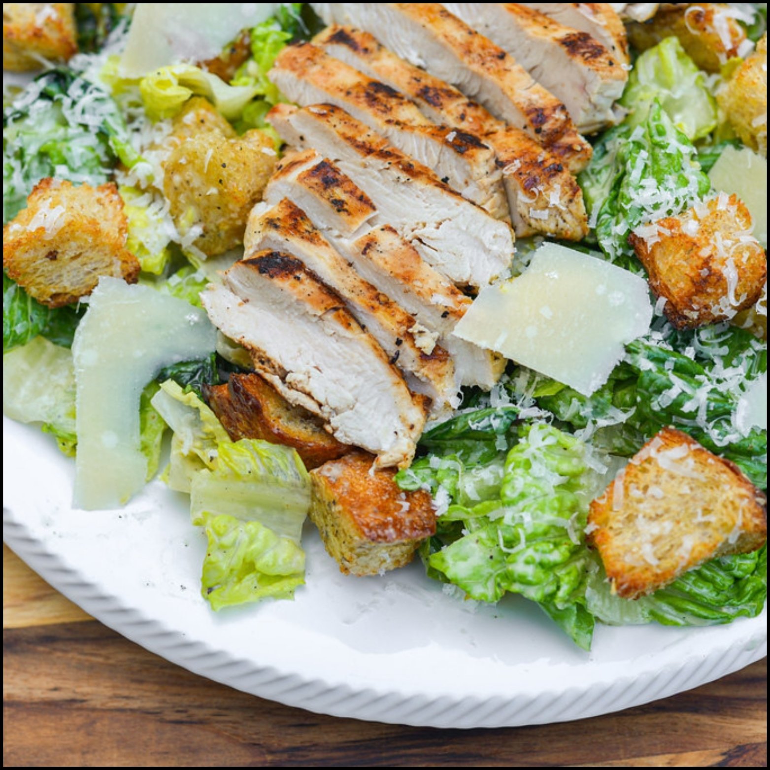 CEASAR SALAD WITH GRILLED CHICKEN